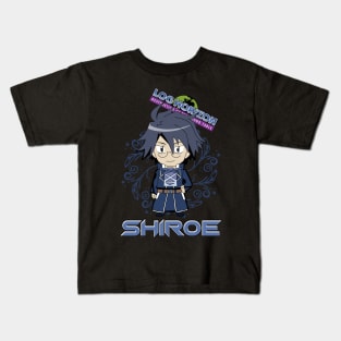 Log Horizon Chibi ute Shiroe Devil in Glasses Kids T-Shirt